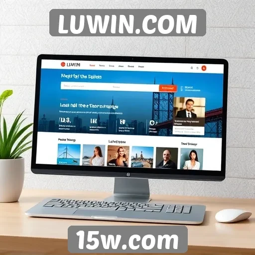 Interface do LUWIN.COM otimizada para melhor experiência do usuário